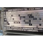 Rollenbaanbocht 90 graden aangedreven, gebruikt 40 cm.